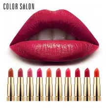 Color Salon Lipstick 3.8g Moisturizing Lip Contain Vitamin E Long Lasting Moisturizer Matte Tint Balm Waterproof Makeup Batom