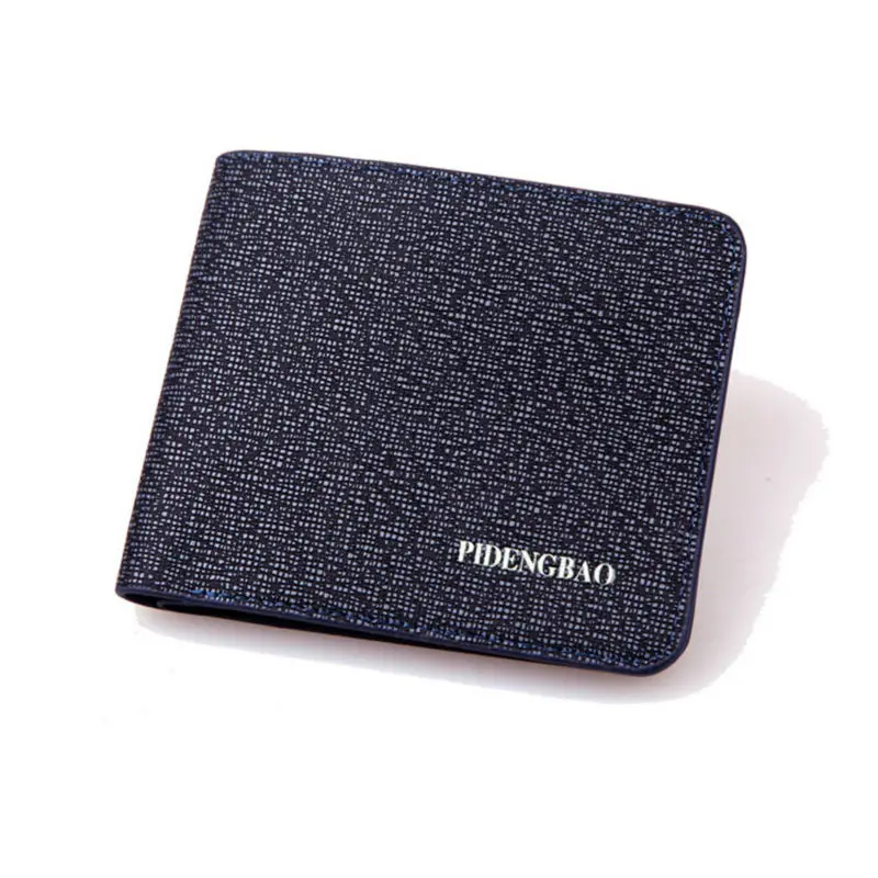

Fahion Men's Leather Wallet Plaid Gentlemen Credit Cards Business Cards Holder ID Displaying Storage Purse Wallet for Man PH081
