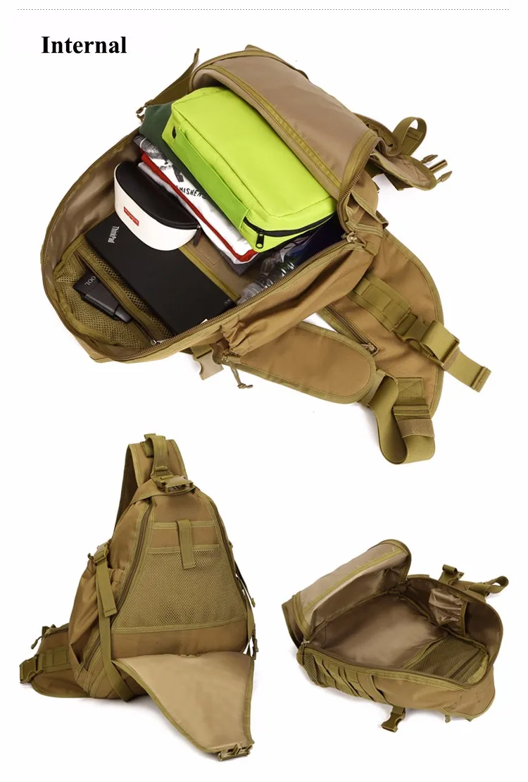 Спортивные сумки Для мужчин Дорожная сумка рюкзак тактический нагрудная сумка 1" ноутбук сумка для верховой езды, для альпинизма сумка D005