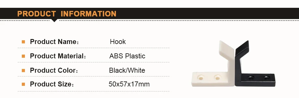 2 шт. ABS Пластиковые Крючки белого/черного цвета с крючком для монтажа на стене для вешалки пальто одежда 15 кг вес загрузки настенный крючок вешалка