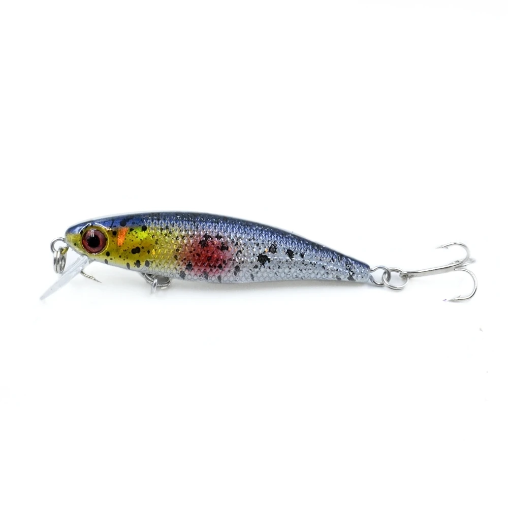 1 шт. 6 см 4 2 г жесткие приманки для рыбалки Воблеры Crankbait 3D глаза искусственные peche