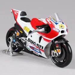 Maisto 1:18 мотоцикл Ducati литье под давлением для коллекции GP гоночный мотоцикл модель автомобиля diecasts для взрослых красный маленький