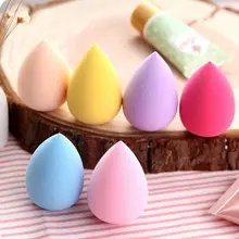 10 шт./лот Kawaii 360 градусов водослива Красочные смешанные Макияж Косметическая пудра Puff Основа для макияжа лица макияж необходимо