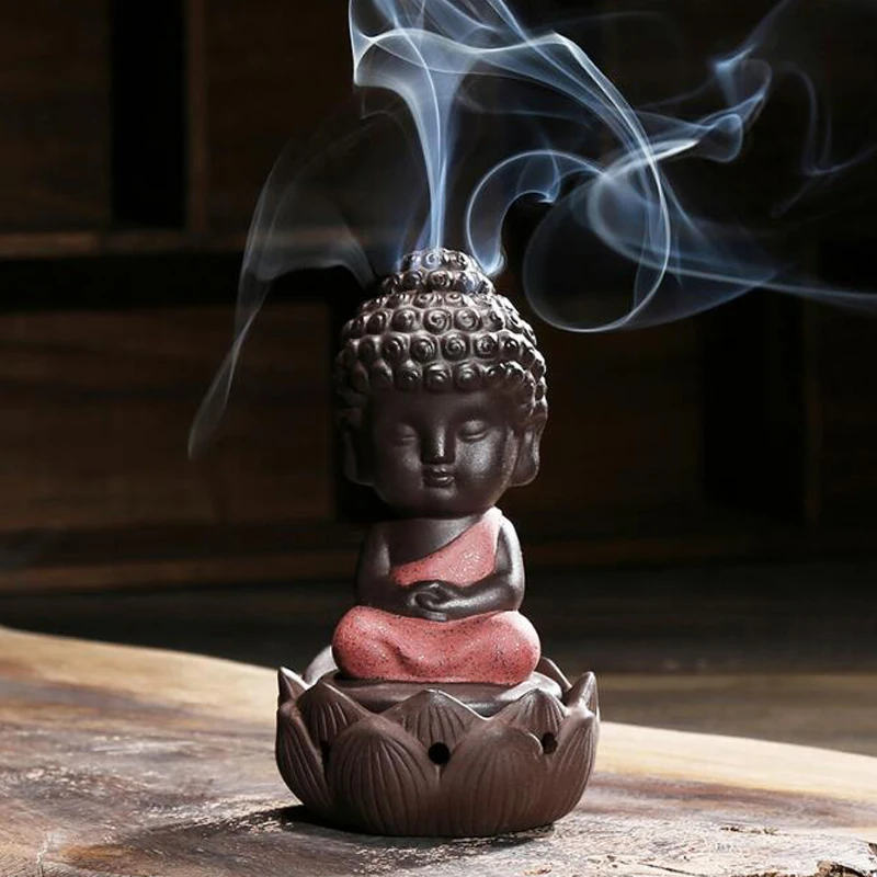 Будда благовония горелка Творческий буддийская кадильница для дома ароматические благовония держатель для домашнего декора Гостиная Офис Чайный домик