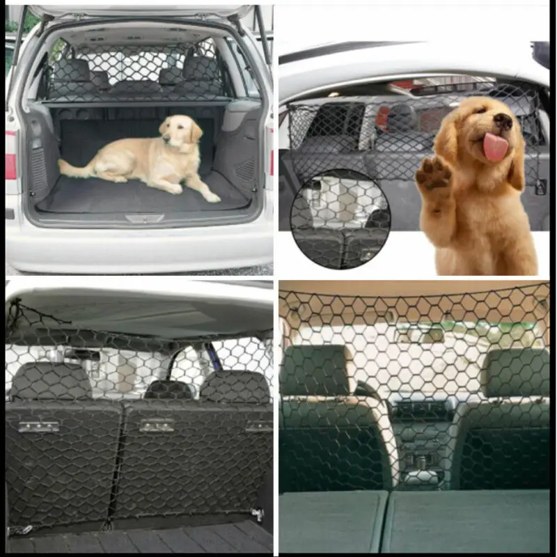 

USA Car Pet Barrier Vehicle Dog Fence Cage Gate Safety Mesh Net Auto Travel Van