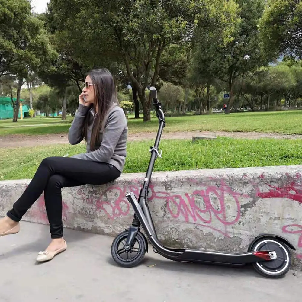 Clearance [Poland Stock] Eswing ESKICK Portable Folding Electric Scooter 250W Motor 25km/h 8 inch Solid Rear Anti-Skid Tire 5