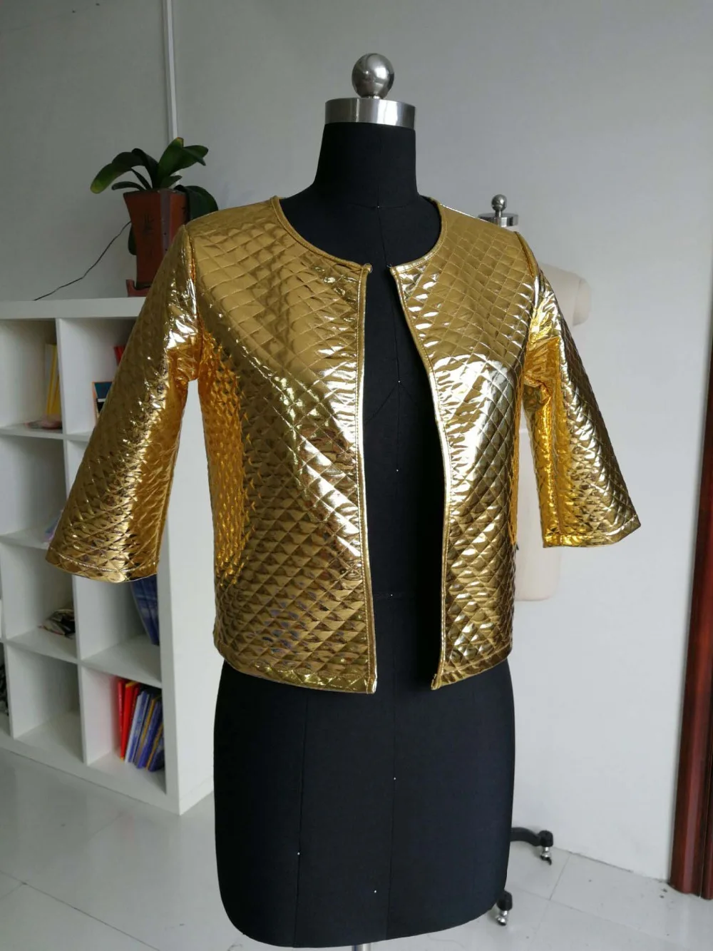 Promo  Fashion Gold Silver Sequins Zipper Bomber Jackets Women Short Jacket Spring Autumn Coats 2xl Casual