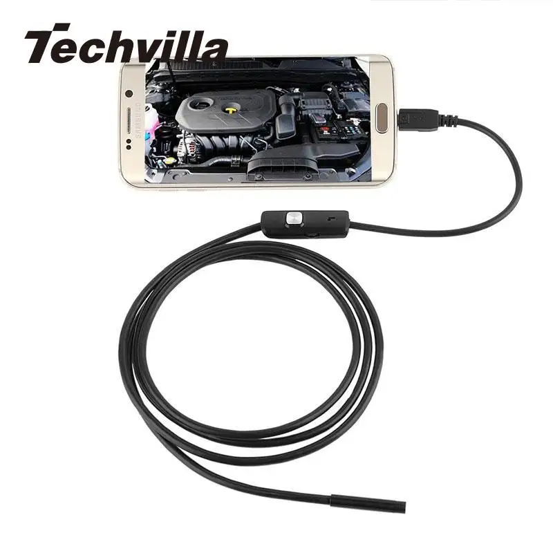 techvilla 1m/2m 8mm For Samsung Android OTG Phone 2MP Endoscope
