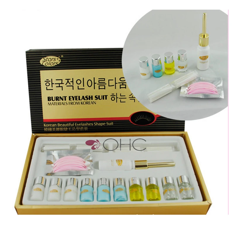 

Lash Lift Eyelashes Permanent Wave Lotion Eye Rod Glue Set Full Solution Eyelash Curling Eye Lashes Kit