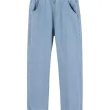 Осень Прекрасный Любовь клубника вышивка свободные джинсы Штаны