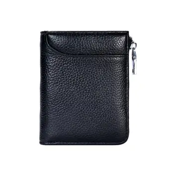 

Vintage Men's Faux Leather Anti Theft Short Purse Wallet Card Cash Coin Holder