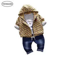 

2018 new autumn spring baby boys clothes long-sleeved coat T-shirt cotton vestido infantil kids pants gloria jeans vestidos