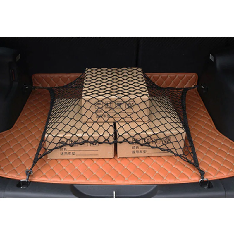 4 Hook Car Universal Trunk Cargo Net Mesh Storage Organizer Auto