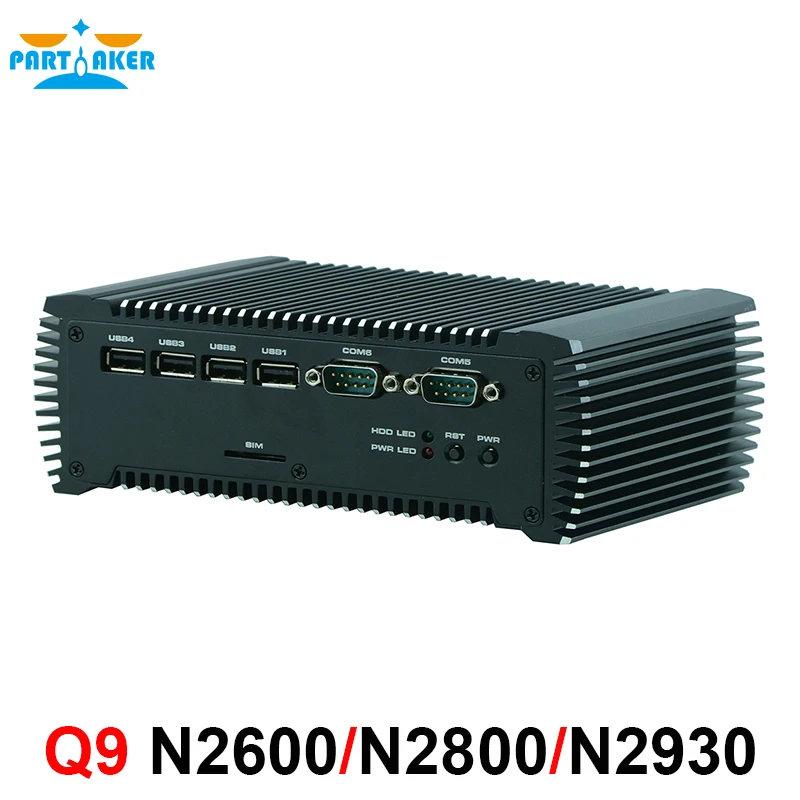 RS485 COM Industrial Mini PC Fanless PC With Intel Celeron Processor N2930 2*RTL8111E Gigabit Ethernet