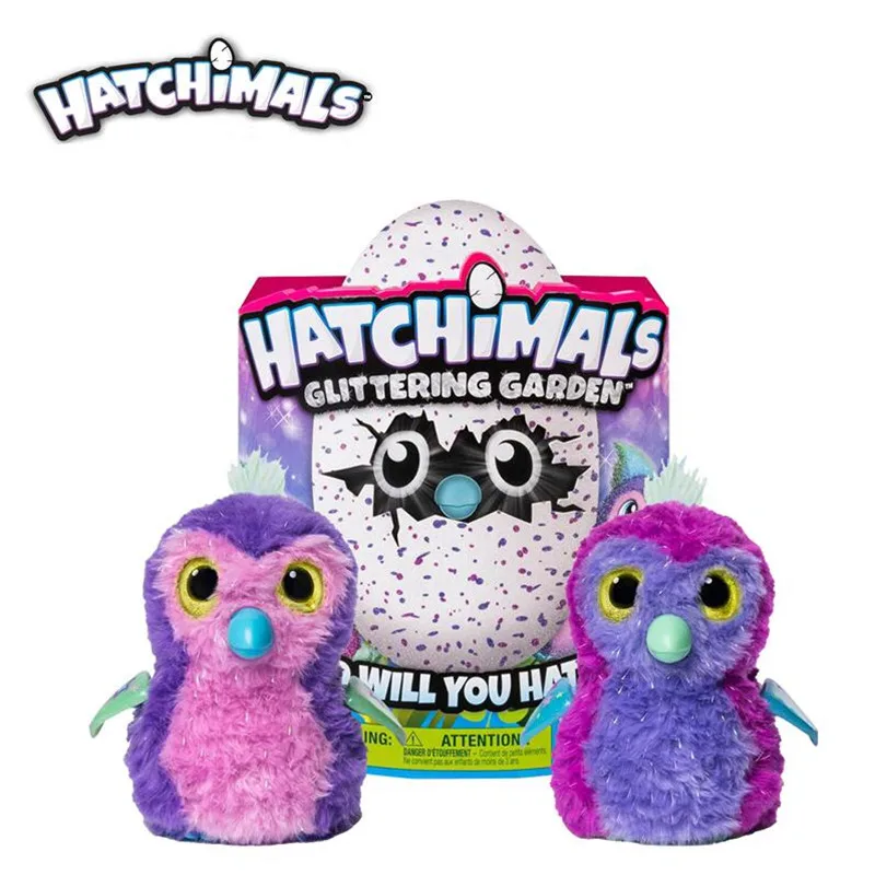 Hatchimals яйца интерактивные мерцающий волочиться игрушка Хэтчер Magic яйцо инкубационное Smart электронные головоломки животное ребенка игрушка