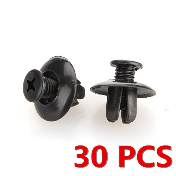 100PCs 8MM Rivet Fender Liner Clip For Honda Accord Civic Prelude FOREMAN ATV US