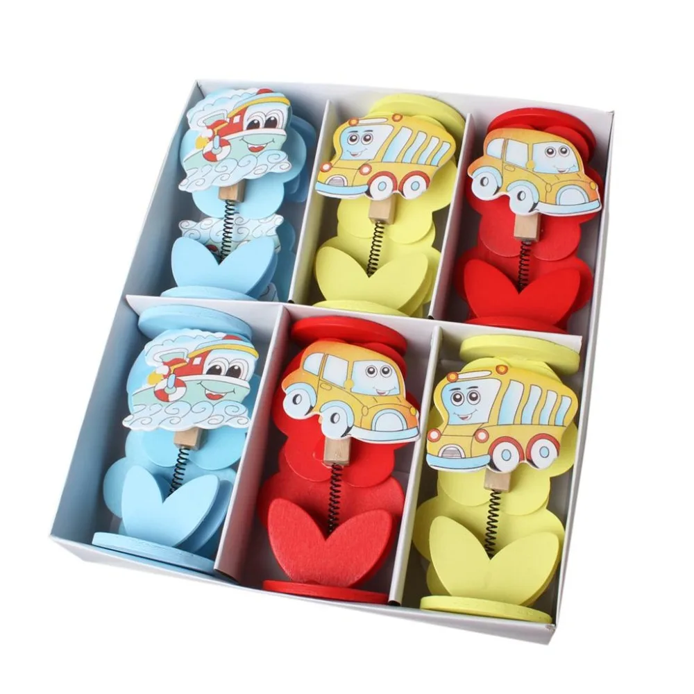 Wood-Name-Note-Card-Holder-Photo-Clip-Stand-Office-Supply-Multicolor-Car-24-0cm-x-21 (1)