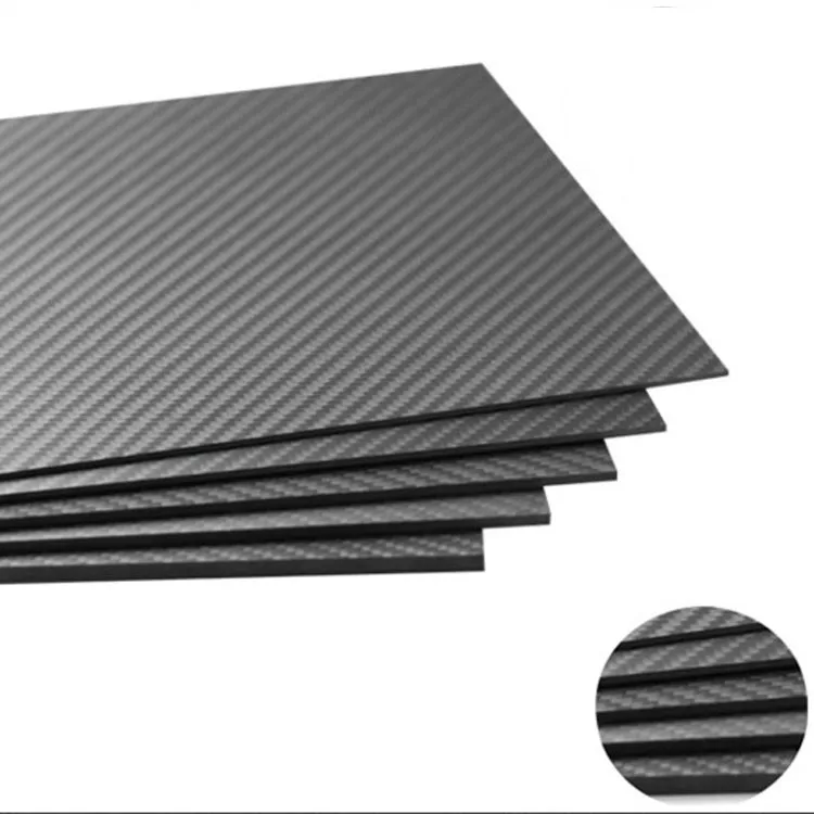 

5.0mm x 400mm x 500mm 100% Carbon Fiber Plate, rigid plate , carbon fiber sheet, cf sheet for knife