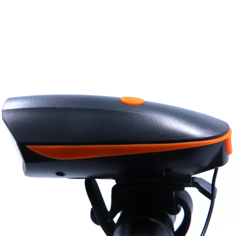 2 IN 1 LED Bike Light With electric Bell trembler buzzers horn switch Cycling Bicycle Lamp Battery Built-in USB Charging