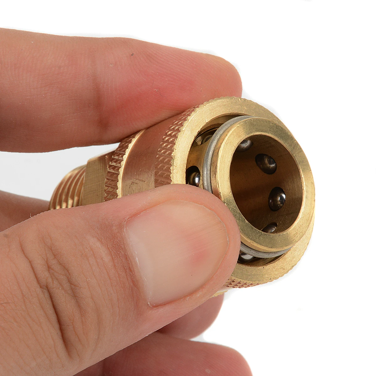 1pc Copper 3/8" Female Thread Quick Release Adapter Connector Connect to M22 Metric Male Fitting For Pressure Washer Hose Mayitr