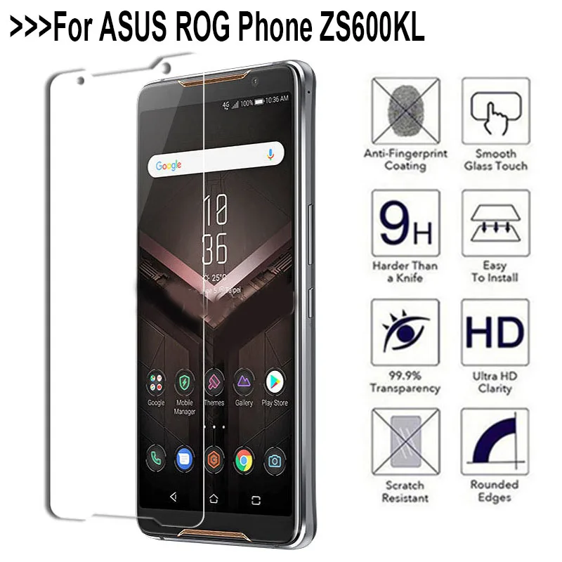 10Pcs/Lot 2.5D Tempered Glass For ASUS ROG Phone ZS600KL Screen