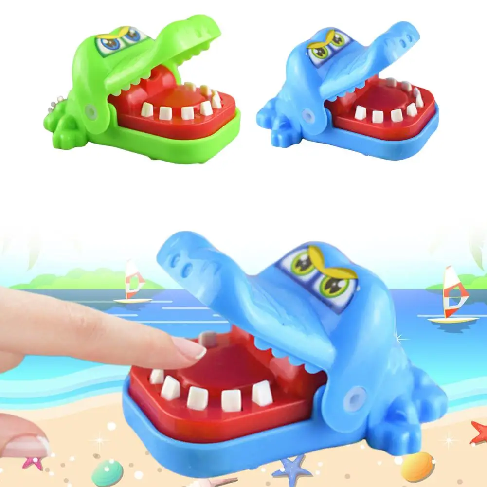 Large Crocodile Jokes Mouth Dentist Bite Finger Game Joke Fun Funny Crocodile Toy Antistress Gift Kids Child Family Prank Toy