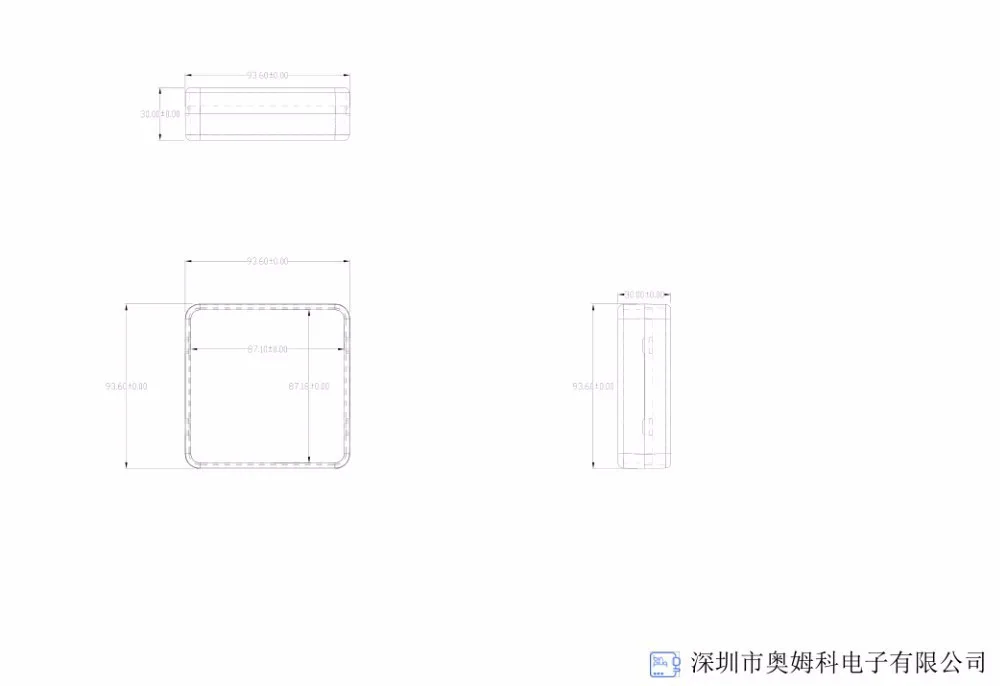 szomk plastic enclosure electronics box instrument enclosure project box small plastic housing junction box (2)