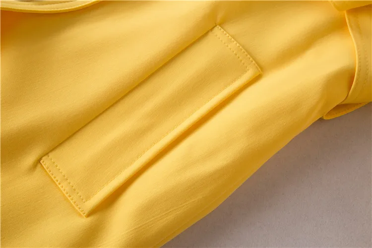 Prendas De Vestir Fosa Las Moda Doble Diseñador Medio Longitud EqTTv4