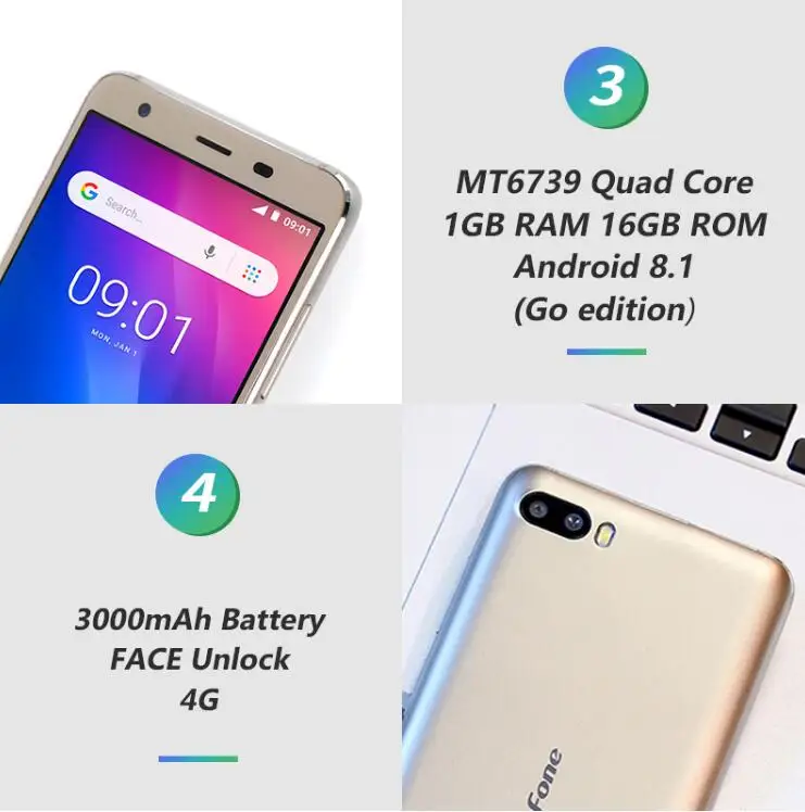 Flash Sale Ulefone S1 Pro 4G Mobile Phone Face ID 5.5 Inch 18:9 DisPlay Android GO MT6739 Quad Core 13MP Dual Back Cam GPS OTG Flash Sale Ulefone S1 Pro 4G Mobile Phone Face ID 5.5 Inch 18:9 DisPlay Android GO MT6739 Quad Core 13MP Dual Back Cam GPS OTG