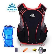 AONIJIE Men Women 1.5L Water Bag Cycling Hiking Bag Outdoor Sport Running 5L Backpack Marathon Hydration Vest Pack