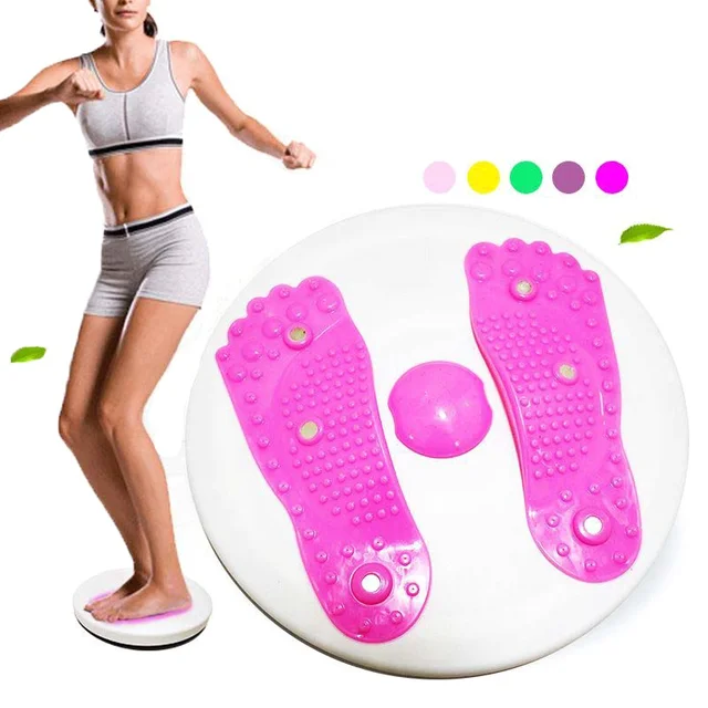 US $9.07 Non-slip Waist Twist Plate Board Plate Twister Fine Body Building Integrated Fitness Exercise Equip