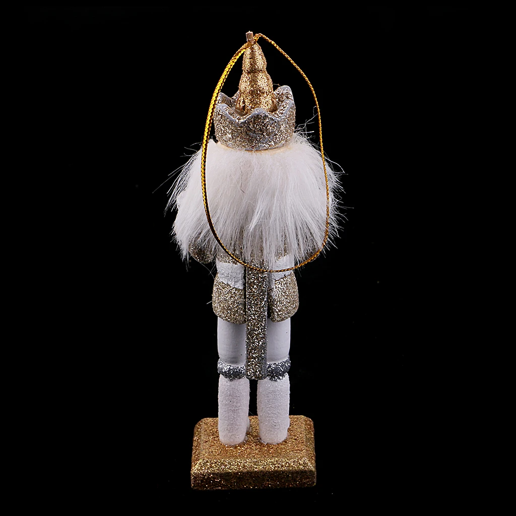 15Pcs 12cm Wooden Nutcracker Solider Figure Model Puppet Doll Handcraft for Children Gifts Christmas Home Office Decor Display