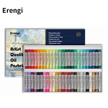 Erengi высшего уровня круглые мелки для художника Профессиональная мягкая масляная пастель 25/36/50 Цвета Масло Набор цветных мелков товары для рукоделия в подарок