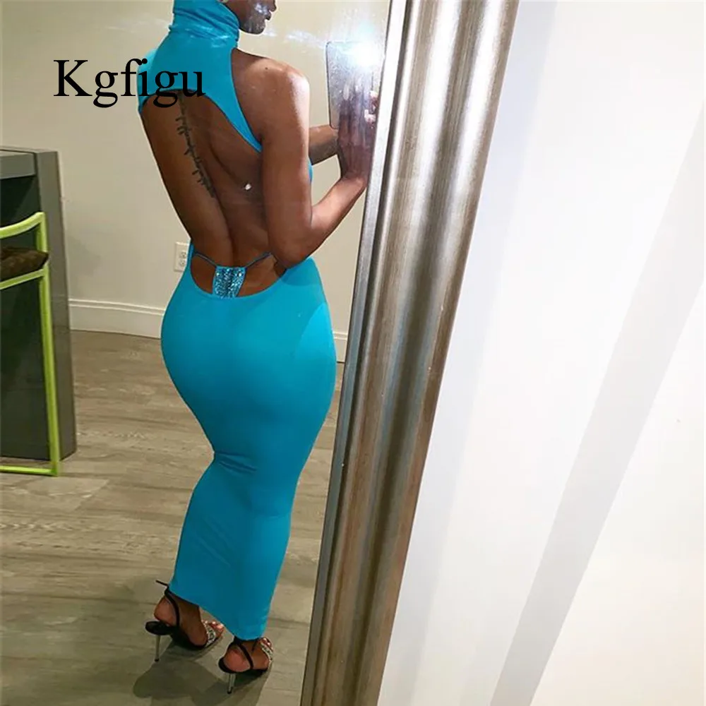 KGFIGU Vestidos De Verano 2021 Летнее Детское длинное синее платье для девочек на цельных