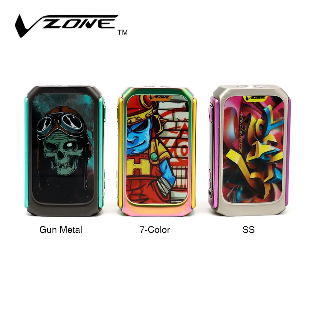 

Original Vzone Graffiti 220W TC Box MOD W/ HW Board 1.0 Chipset & Max 220W Output No 18650 Battery Box Mod Vs Michael MOD / DRAG