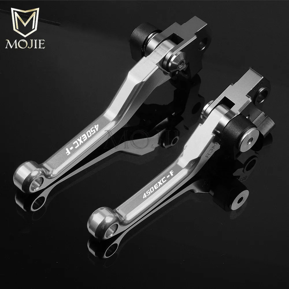 Для KTM 450EXC-F 450 EXCF 450 EXC-F EXCF(шесть дней) 05-06 07-13 14-18 мотокросса CNC Pivot тормозные рычаги сцепления для кроссового мотоцикла - Цвет: 450EXC-F 07-13 GY