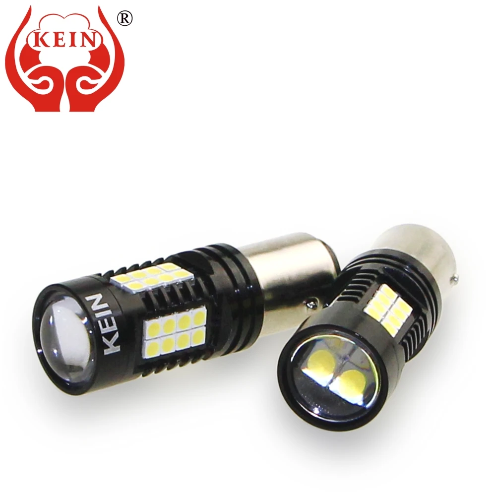 

KEIN 2PCS p21w ba15s 1156 led 1157 led bay15d p21/5w car bulb 3030 36SMD 12V auto reverse brake turn signal DRL tail lights lamp