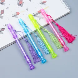 36pcs Pens Korean Version of Creative Stationery Colorful Flute Shape Can Blow Black Pen School Writing Wholesale