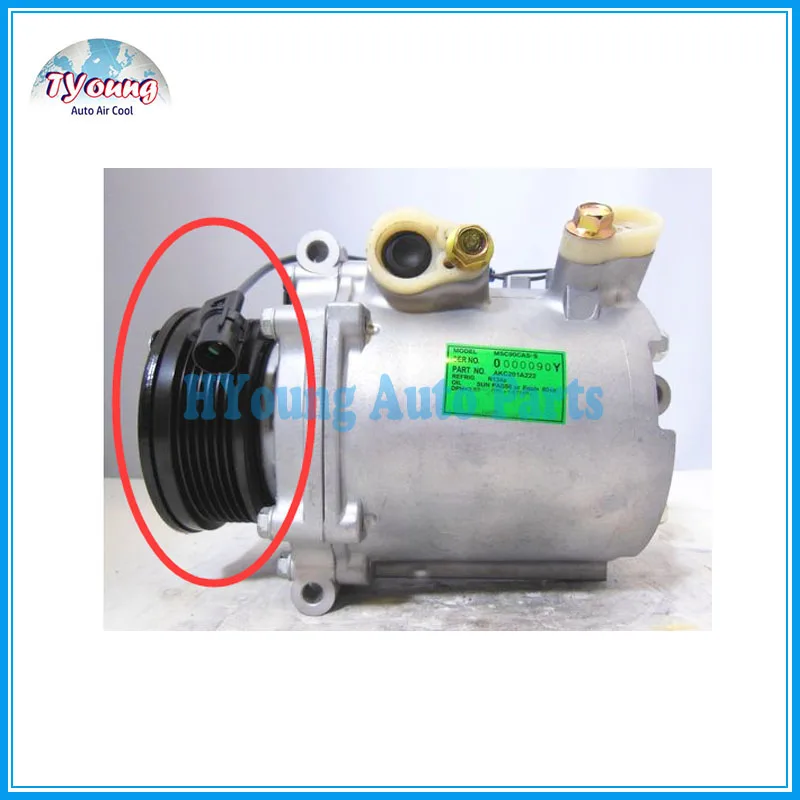 

MSC90CAS 6PK 102mm car ac compressor clutch for Mitsubishi Outlander 2007- /ASX 1.8 2010 AKC200A221 7813A068