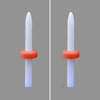 

White Ceramic Nail Drill Bit-2 Pcs/Lot - Under Nail Cleaner Bit - (0036.023)