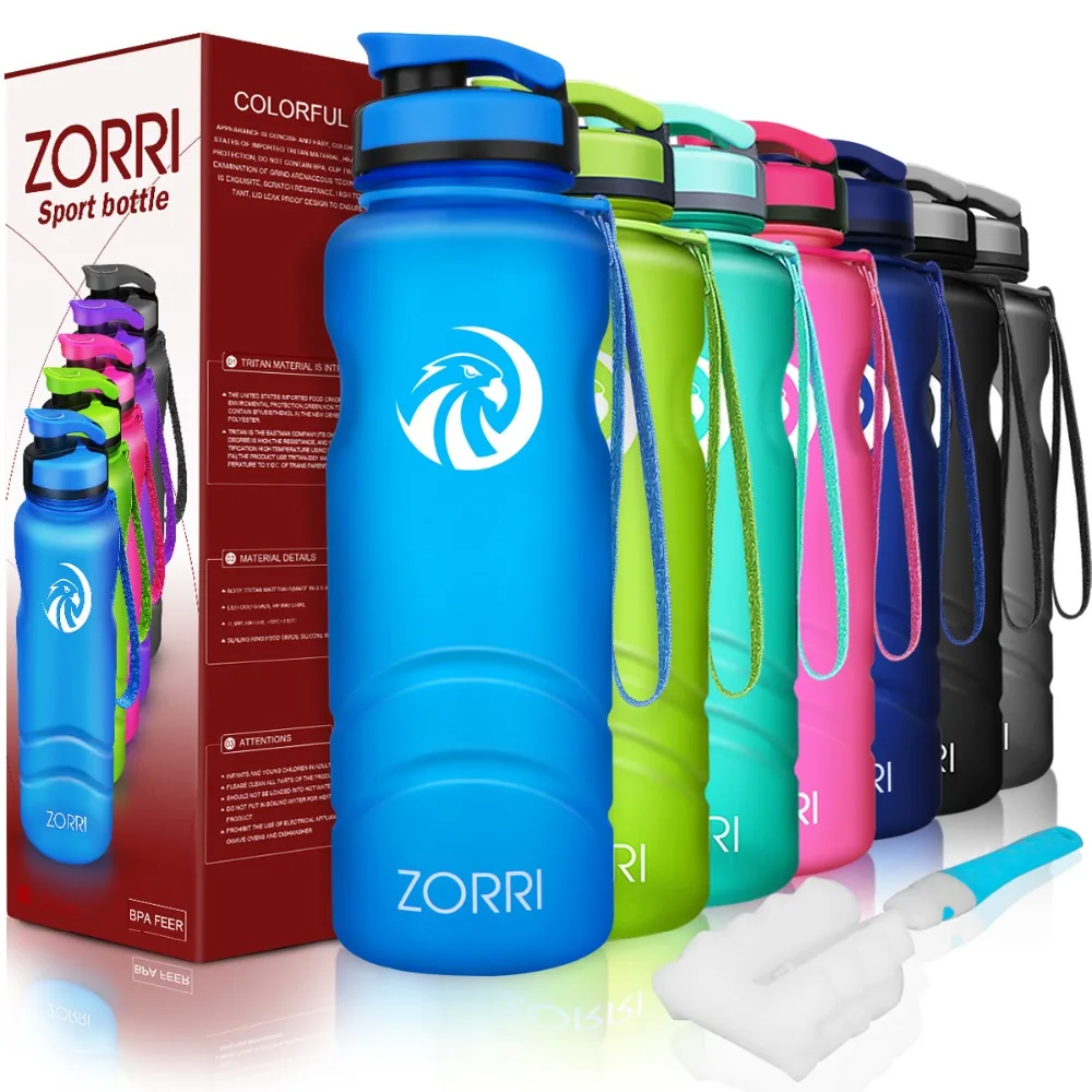 

ZORRI Creative Sports Water Bottles Shaker Drink Camping Tour Drink Bottle for Water thermos drinking water bottle handle gourde