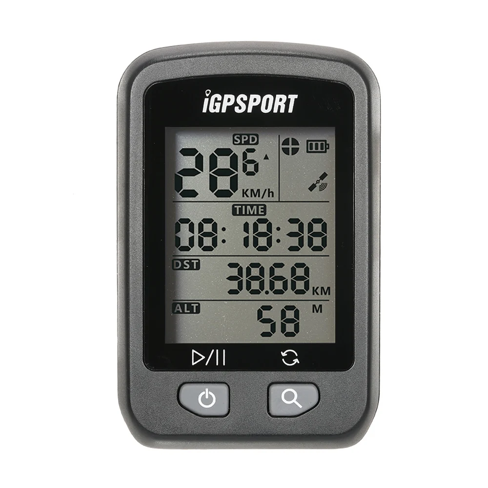 

iGPSPORT Rechargeable IPX6 Waterproof Auto Backlight Screen Bike Cycling Cycle Bicycle GPS Computer Odometer with Mount