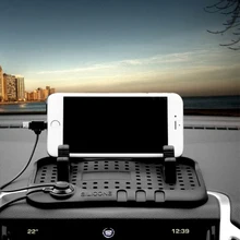 Автомобильная противоскользящая Накладка для мобильного телефона автомобиля система навигации транспортного средства инструмент всасывающий Тип многофункциональная накладка