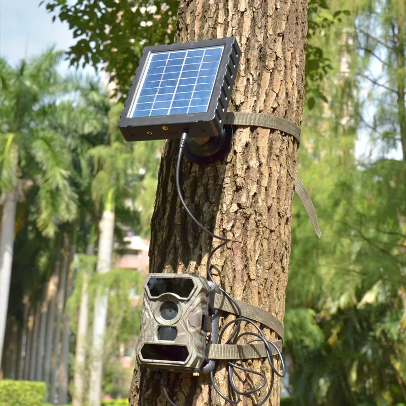 

Willfine Hunting Wildlife Cameras Accessories 2.6CM Solar Panel Battery Willfine 3.0CG Wilg Game Cameras Solar Panel Battery