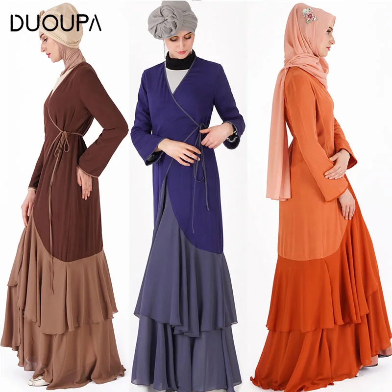 DUOUPA 2019 High end Новые модели взрыва открытым cut платье Среднего Востока