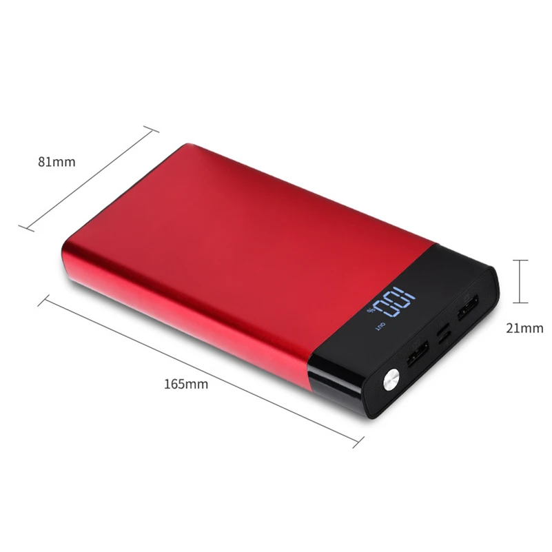 20000 мАч для Xiaomi mi банк питания Внешний аккумулятор банк быстрой зарядки банк питания с двойным USB выходом для iPhone mi cro USB вход