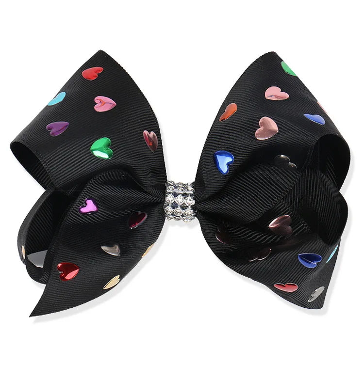 

MengNa 5" Large Ribbon Hairbows,Ribbon hair bows With Clip,Boutique Hair Bows Girls' Hair Accessories 36cs/lot