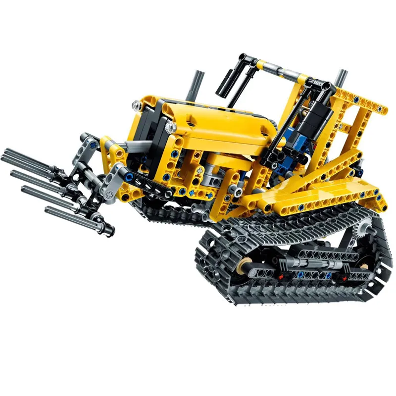 Цена Новый 2в1 совместимый Legoing Technic экскаватор модель строительные блоки Кирпич без моторов набор Город Дети игрушки для детей подарок