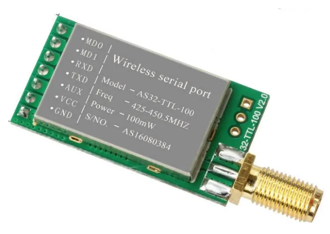 

AS32-TTL-100 SX1278 / SX1276 433MHZ wireless module wireless serial port LORA spread spectrum 3000 m UART interface