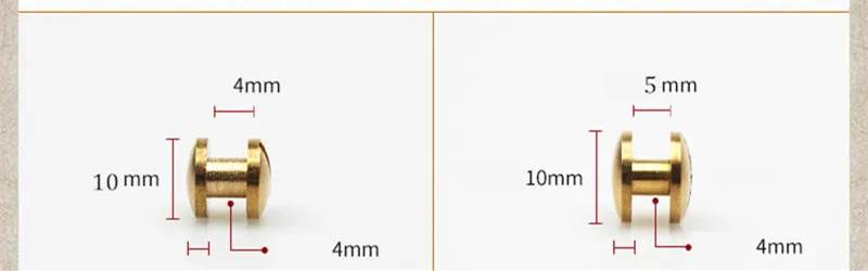 XUNZHE 20 штук дорожная сумка кожа металл ремесло Твердые Винт ногтей заклепки, 4-20 мм, я-слово двойной плоской головкой/медь ремень с заклепками